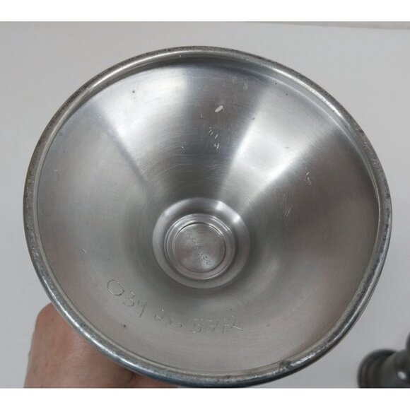 Pair Of Preisner Pewter Candlesticks Taper Candle Holders Vintage 6" - Picture 11 of 11